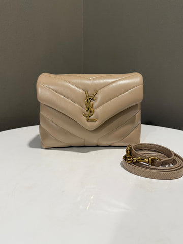 Open image in slideshow, Saint Laurent Loulou Toy Taupe