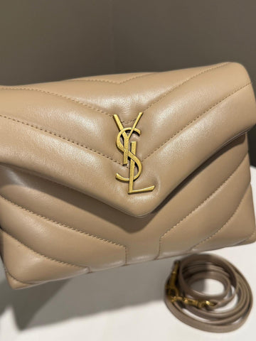 Open image in slideshow, Saint Laurent Loulou Toy Taupe