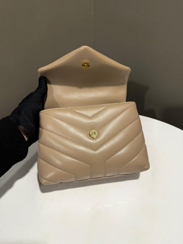 Open image in slideshow, Saint Laurent Loulou Toy Taupe