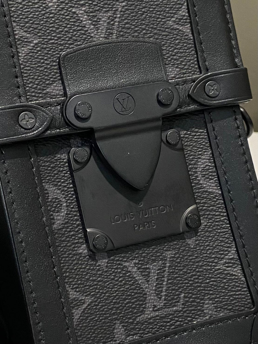 Louis Vuitton Vertical Wearable Trunk Wallet Monogram Eclipse