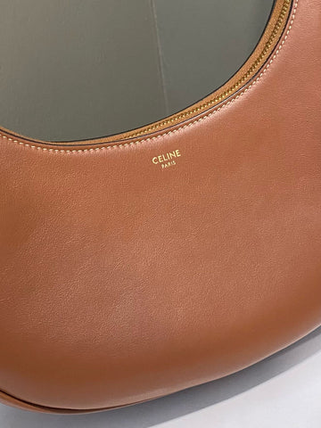 Open image in slideshow, Celine Medium Ava Tan Calfskin