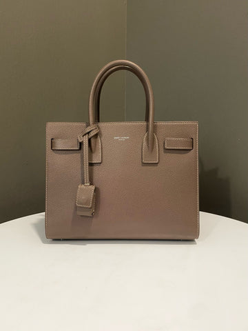 Open image in slideshow, Saint Laurent Sac De Jour Etoupe Grainy Leather