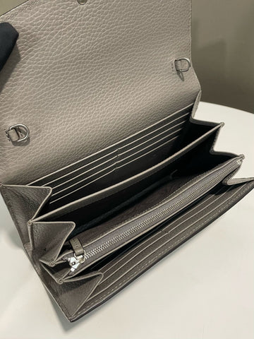 Open image in slideshow, Gucci Dionysus Mini Bag Dark Grey Grained Leather