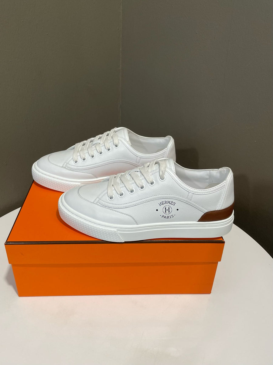 Hermes Get Sneakers Blanc Size 37.5 – LOVELOTSLUXURY