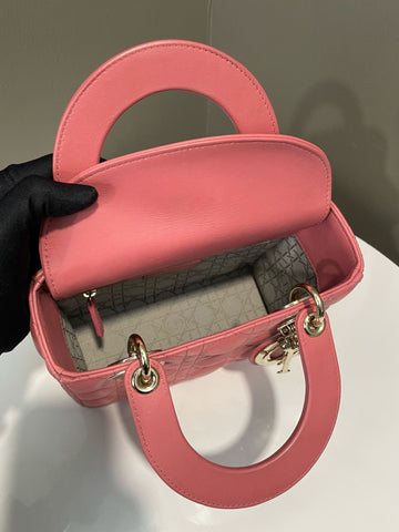 Open image in slideshow, Dior My Lady ABC Dior Pink Lambskin