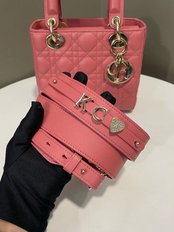 Open image in slideshow, Dior My Lady ABC Dior Pink Lambskin
