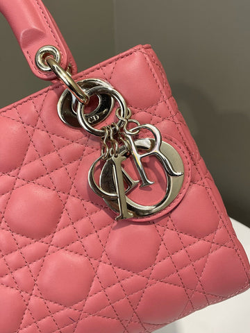 Open image in slideshow, Dior My Lady ABC Dior Pink Lambskin