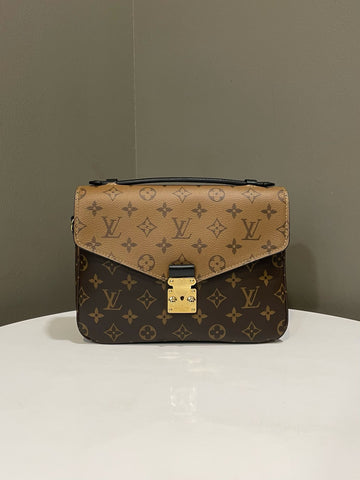 Open image in slideshow, Louis Vuitton Pochette Metis Reverse Monogram
