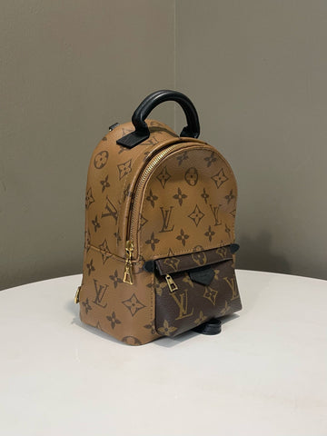 Open image in slideshow, Louis Vuitton Palm Spring Mini Backpack Monogram Reverse