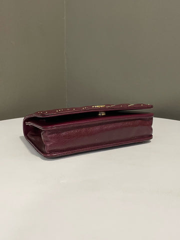 Open image in slideshow, Chanel Metier D’art Wallet On Chain Burgundy