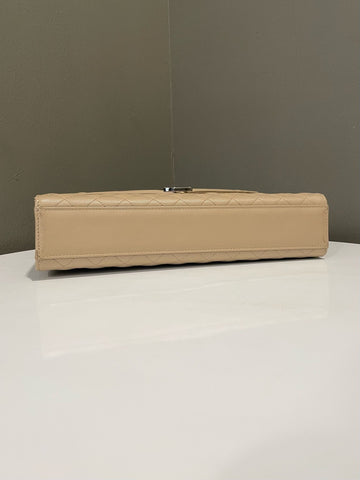 Open image in slideshow, Saint Laurent Envelope Bag Beige Caviar Leather