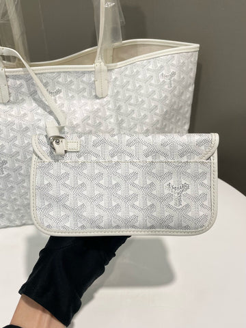 Open image in slideshow, Goyard St Louis PM White