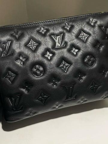 Open image in slideshow, Louis Vuitton Coussin BB Black Monogram Embossed