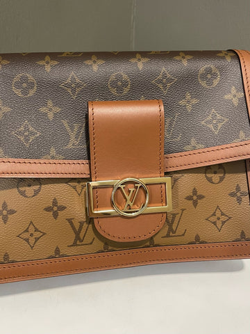 Open image in slideshow, Louis Vuitton Dauphine Bag Brown Reverse Monogram