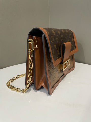 Open image in slideshow, Louis Vuitton Dauphine Bag Brown Reverse Monogram