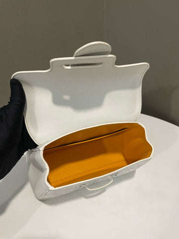 Open image in slideshow, Goyard Mini Saigon Souple Bag White Goyardine / Calfskin