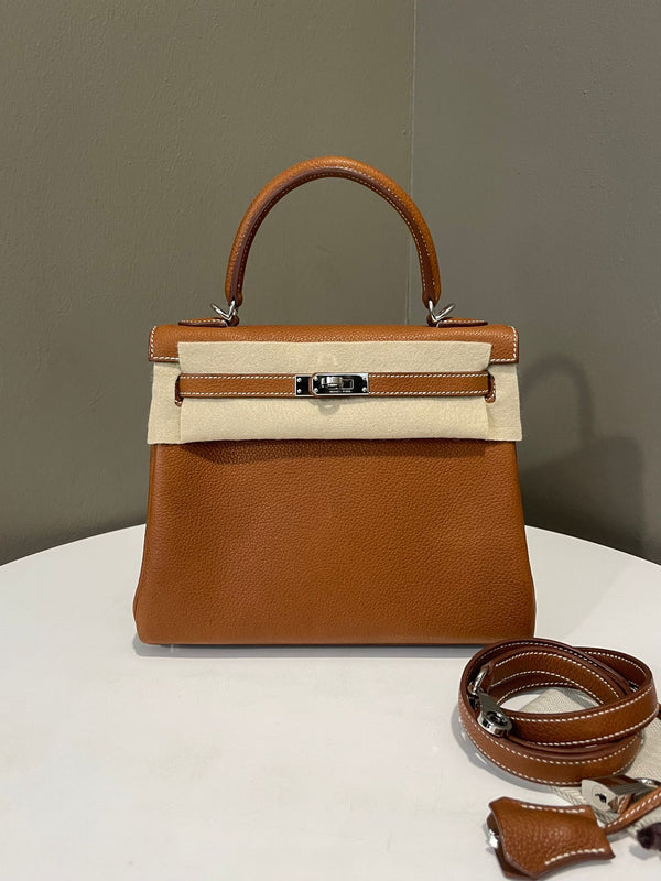 Hermes Kelly 25 Fauve Barenia