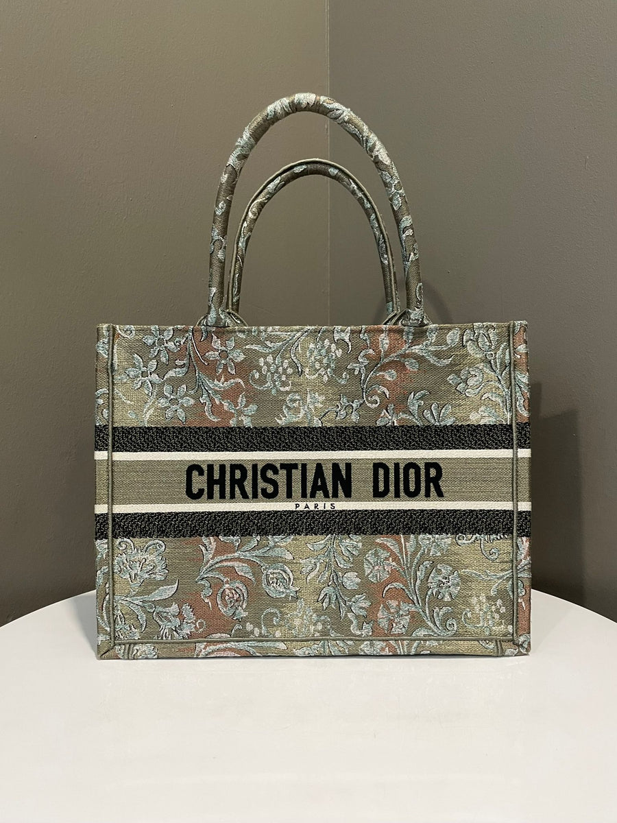 Dior Book Tote Multicolor Floral Embroidered – LOVELOTSLUXURY
