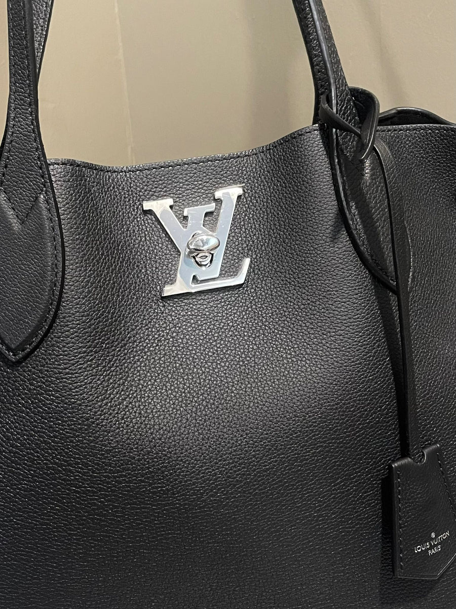 Louis Vuitton Lock Me Go Tote Black – LOVELOTSLUXURY
