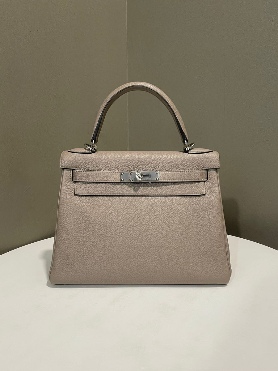 Hermes Kelly 28 Gris Asphalt Togo – LOVELOTSLUXURY