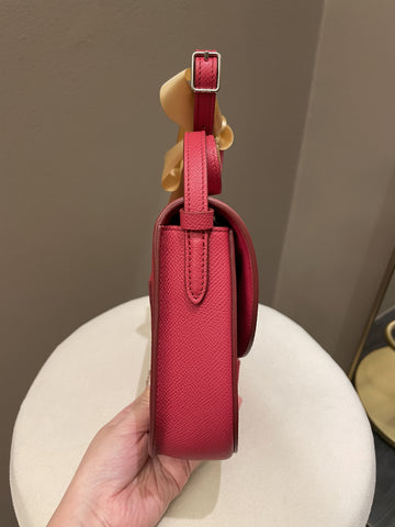 Open image in slideshow, Celine Trotteur Bag Light Red (Epsom Like) Leather