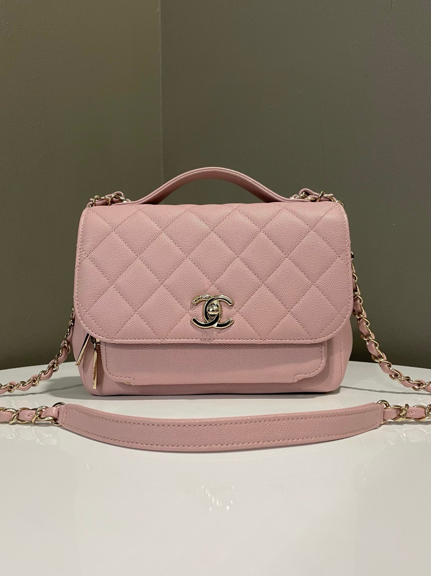 Chanel Business Affinity Flap Bag Nude Pink Caviar – LOVELOTSLUXURY