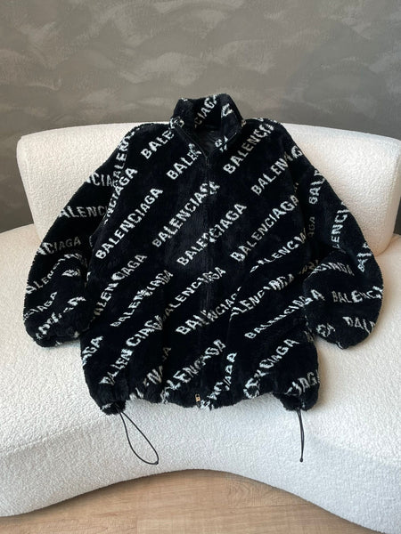 BalenciagaAllOverFluffyJacketB
