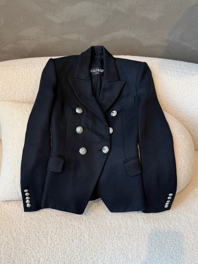 Balmain Double-Breasted Blazer
Black 