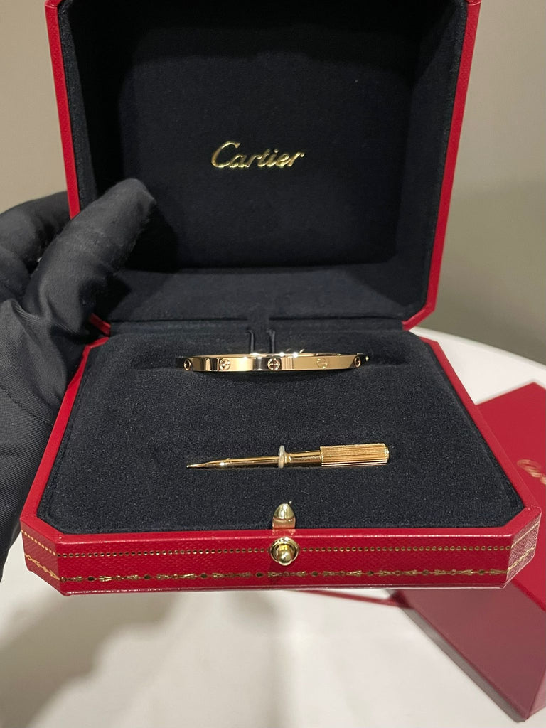 Cartier Love Bracelet Small Model 18K Rose Gold
