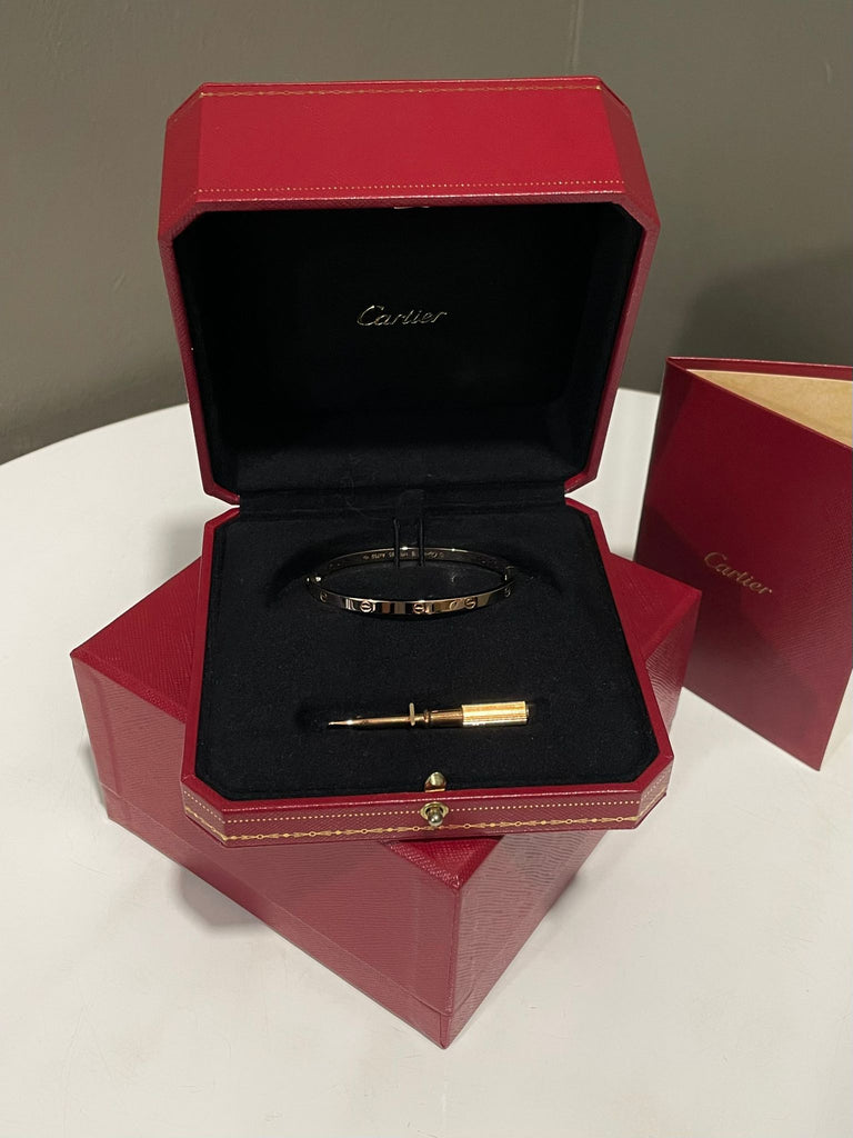 Cartier Love Bracelet 18K Rose Gold Size 16