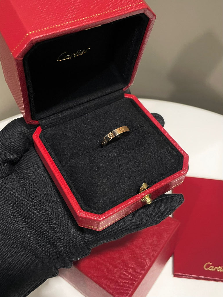 Cartier Love Wedding Ring 
18K Rose Gold 