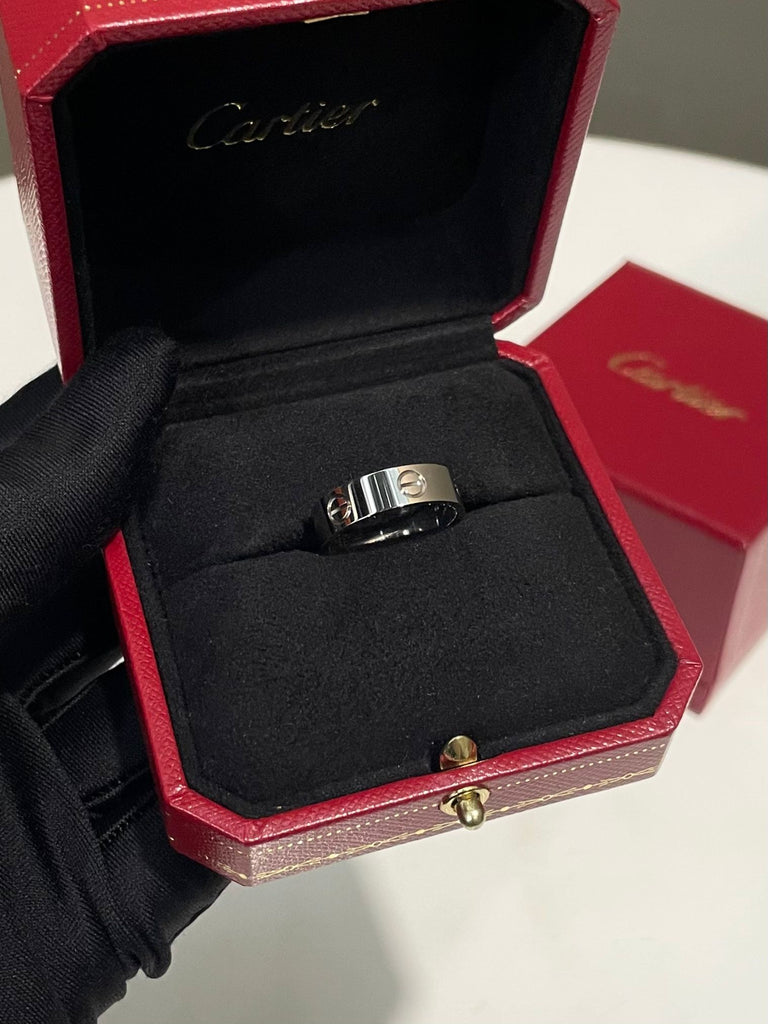 Cartier Love Ring 18K White Gold