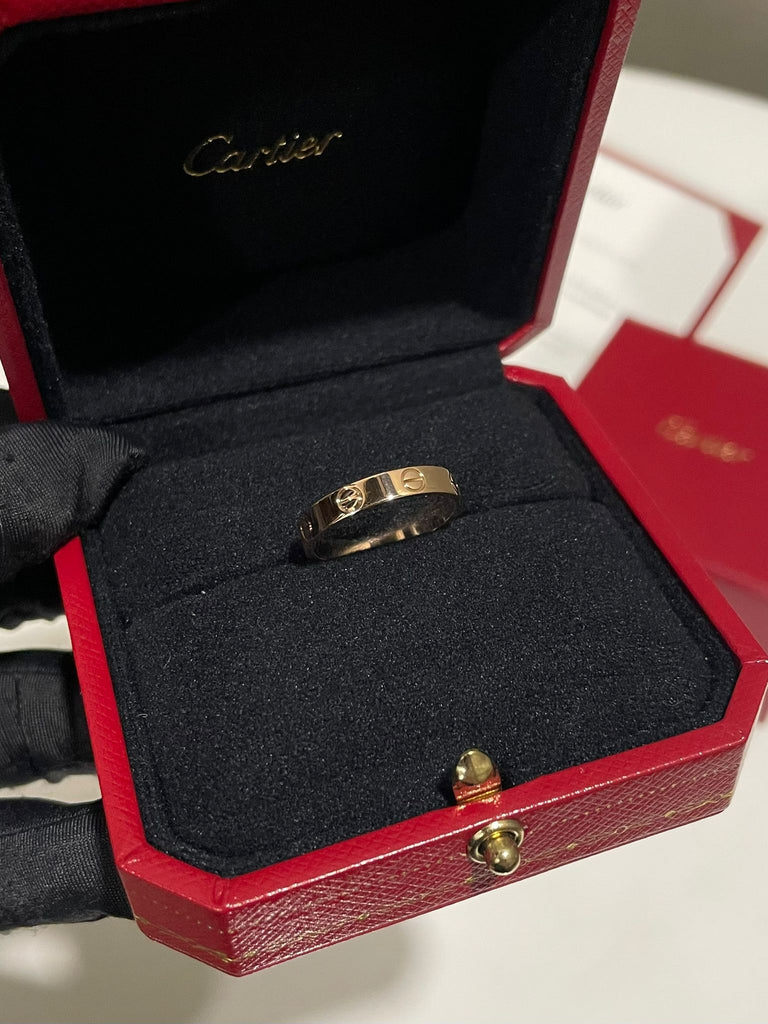 Cartier Love Wedding Ring 18K Rose Gold