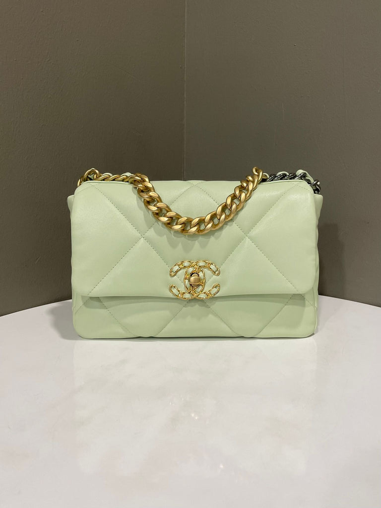 Chanel 19 Flap Bag Mint Pastel Green