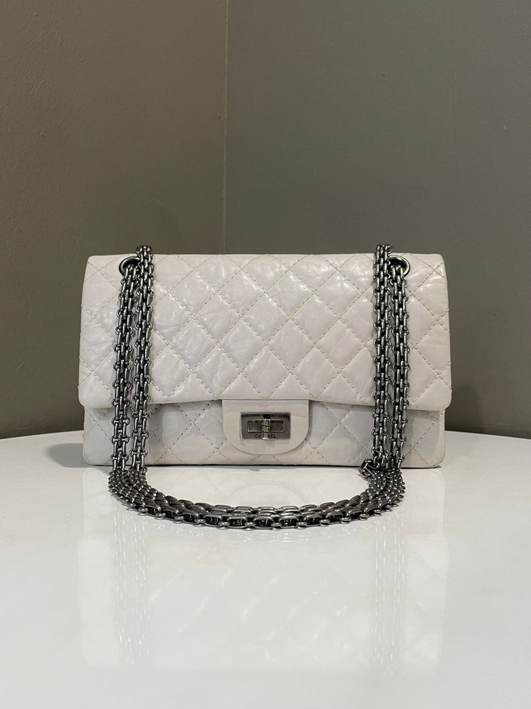 Chanel 2.55 255 Reissue Double Flap
Pale Grey Aged Calfskin