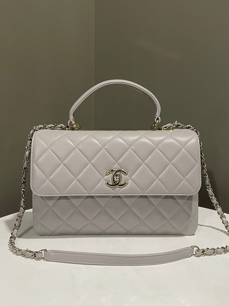 Chanel 22B Trendy Cc Flap Bag Grey