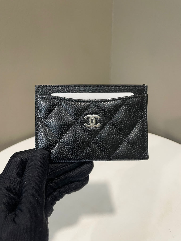 Chanel Classic Card Holder Black Caviar