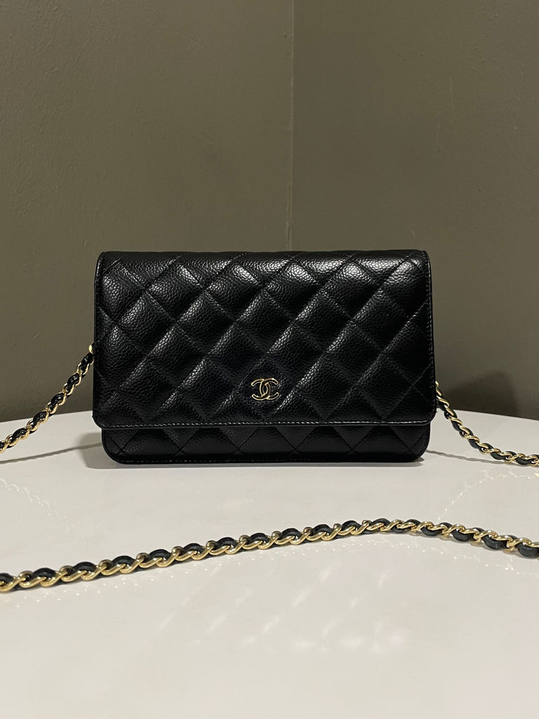 Chanel Classic Wallet On Chain Black Caviar