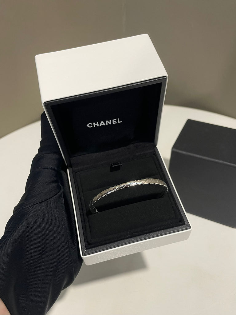 Chanel Coco Crush Bangle 18K White Gold