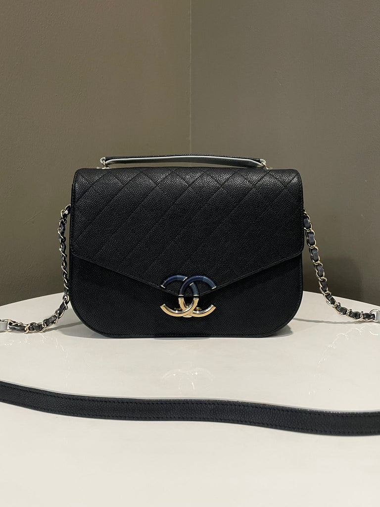 Chanel Coco Curve Cuba Bag Midnight Navy Caviar
