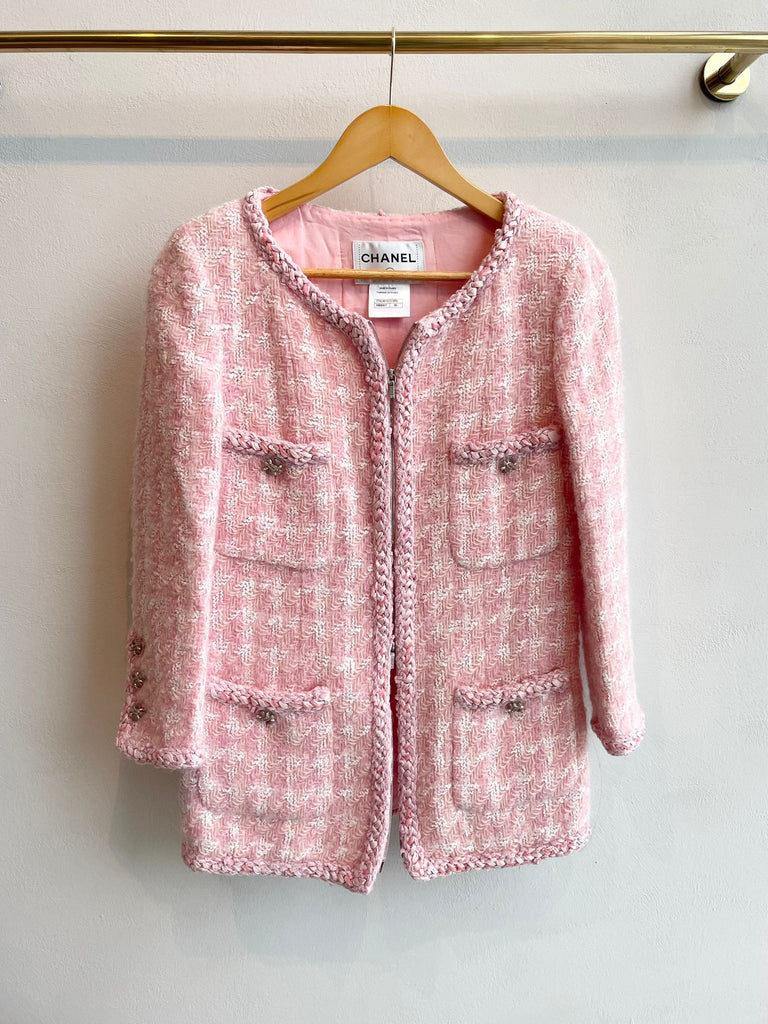 Chanel Fantasy Zip Jacket Pink/ White