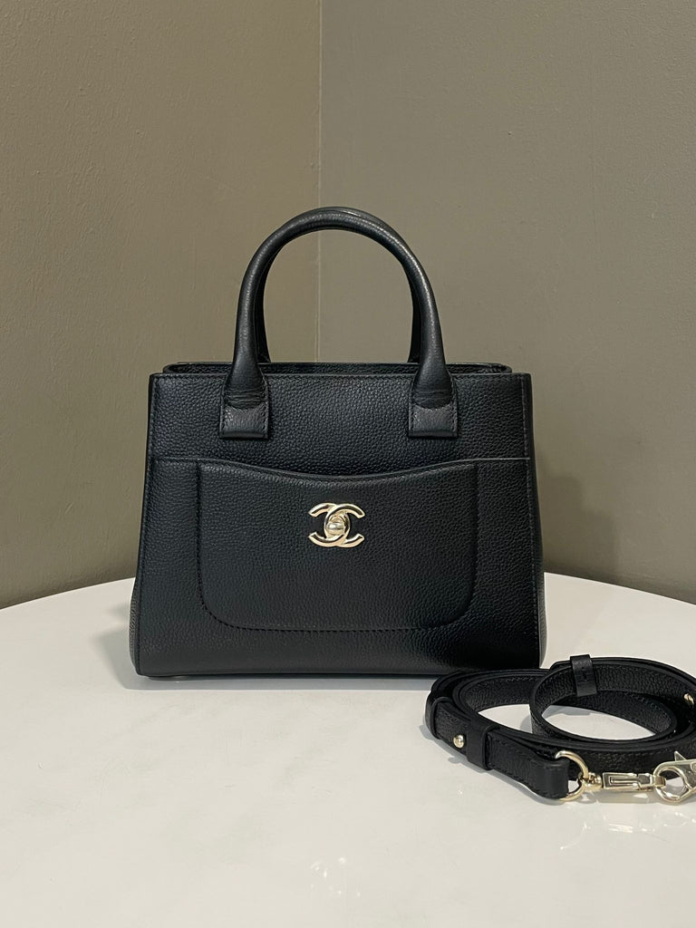 Chanel Neo Executive Tote Black Caviar