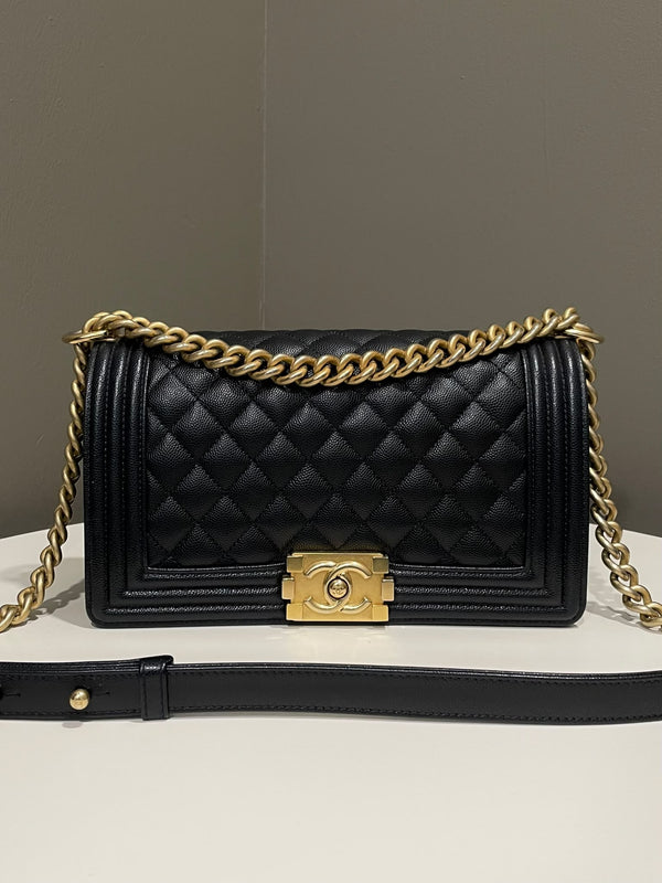 Chanel Quilted Boy Old Medium