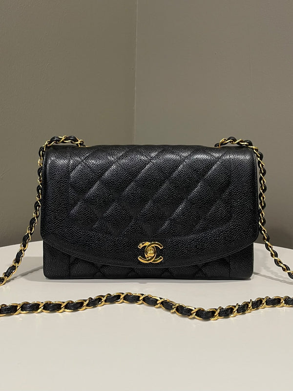 Chanel Vintage Quilted Diana Flap Bag
