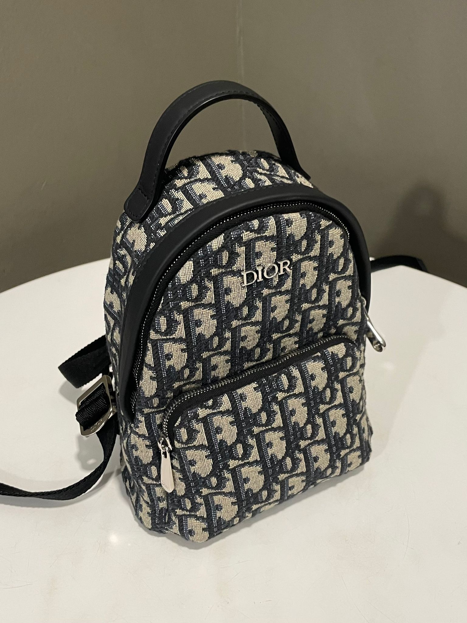 dior rocker mini backpack Dior Baby Mini Rider Backpack Blue Oblique – LOVELOTSLUXURY