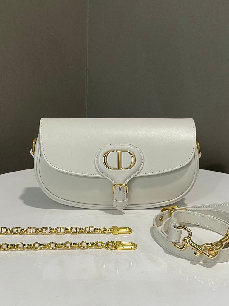 Dior Bobby East West Ivory White Calfskin