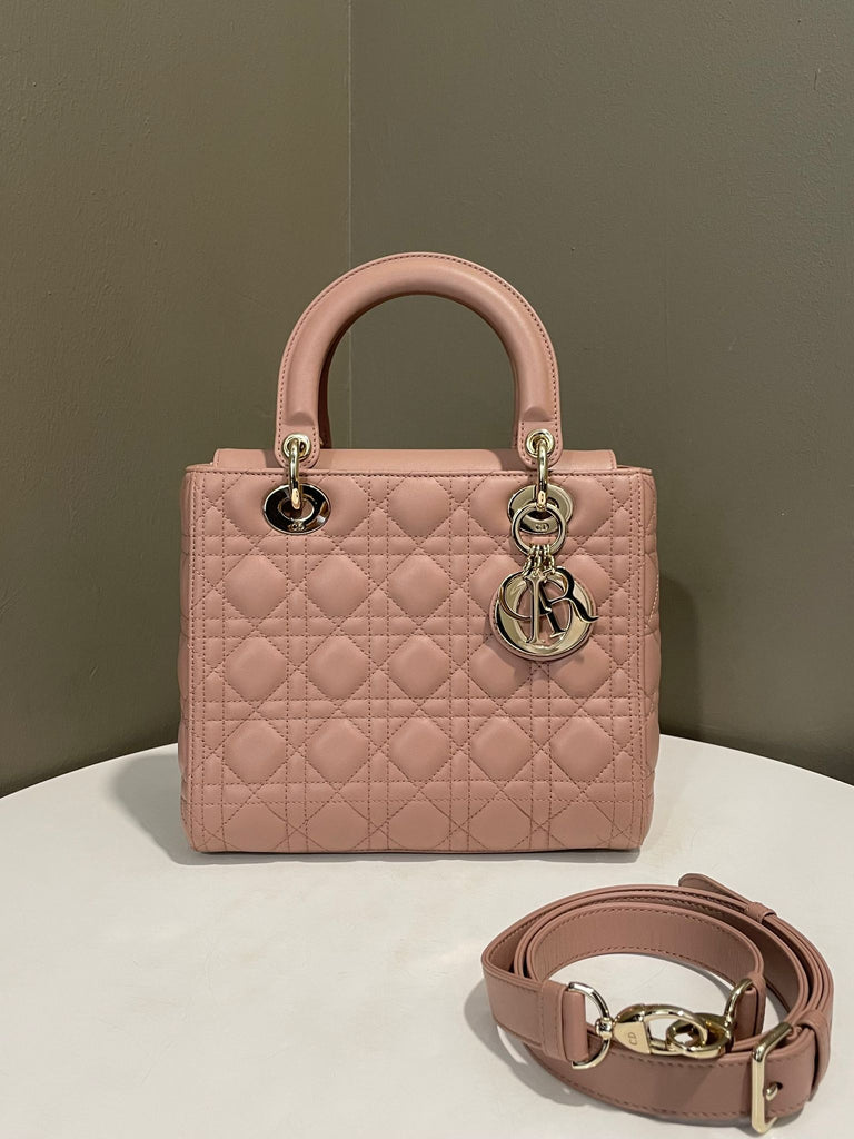 Dior Classic Lady Dior Nude Beige Lambskin