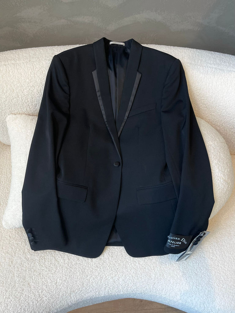 Dior Jacket Blazer Black 100% Wool
100% Polyester Size 44