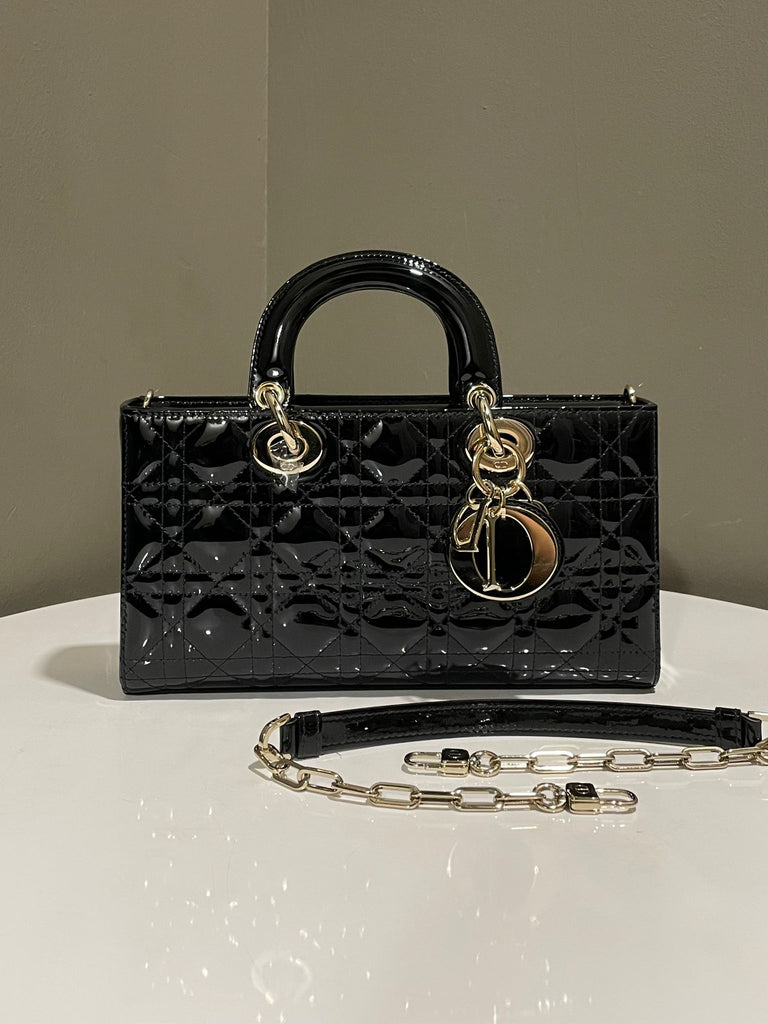 Dior Lady D-Joy Bag
Black Patent 