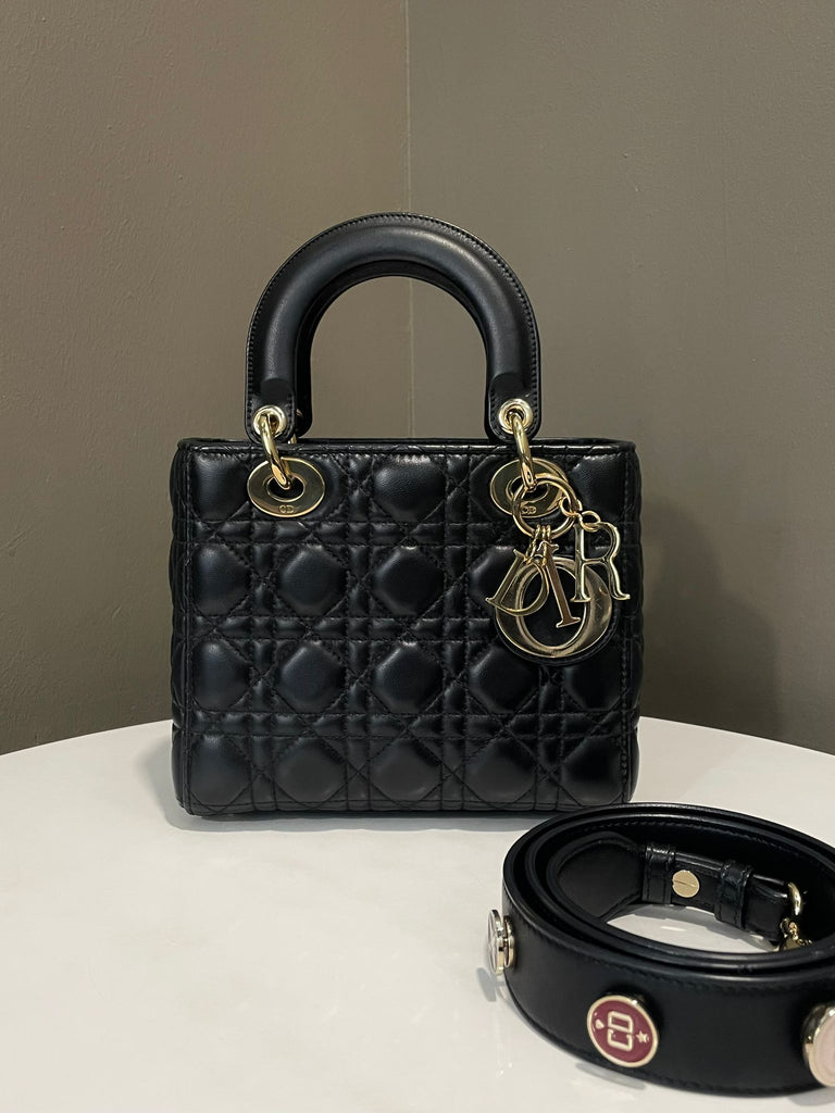 Dior Lady My ABC Dior Black Lambskin